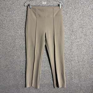 Epoque Evolution Women's Small Beige Nylon High Waisted Straight Pants